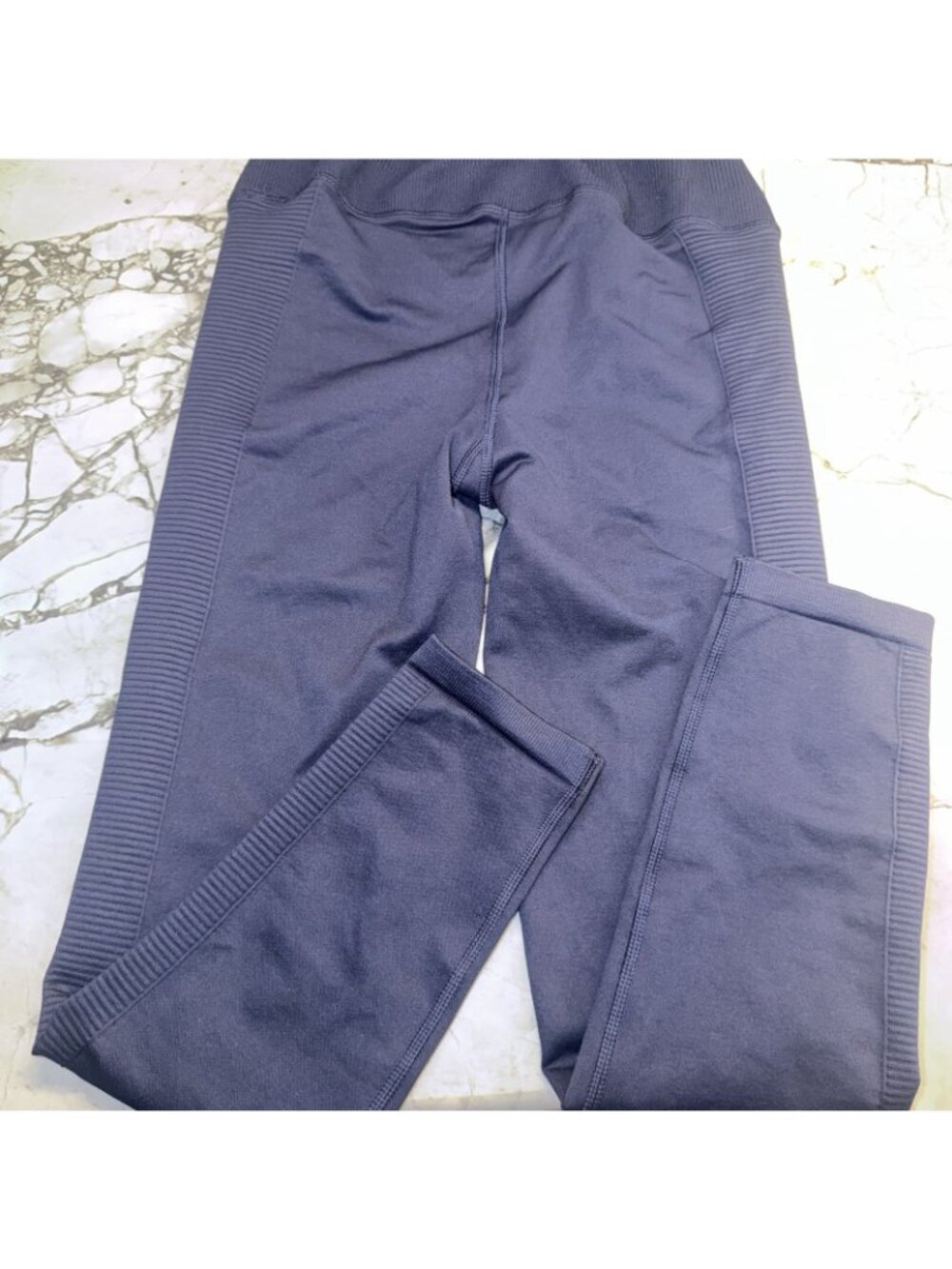 Offline By Aerie Women’s Medium Navy Blue Athletic Seamless Leggings - Picture 3 of 3